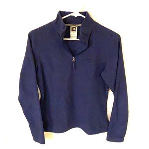 North face pullover with zipper